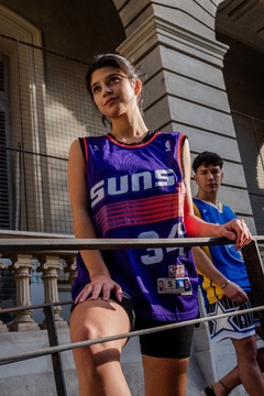 CAMISETA NBA PHOENIX SUNS N°34 VIOLETA ADULTOS - comprar online