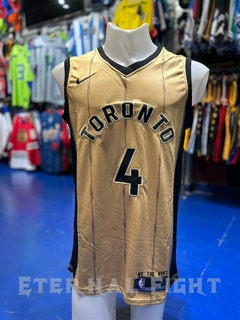 CAMISETA NBA TORONTO RAPTORS BEIGE N°4 BEIGE ADULTOS - comprar online