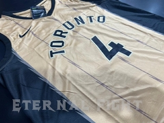 CAMISETA NBA TORONTO RAPTORS BEIGE N°4 BEIGE ADULTOS - eternalfightdeporte