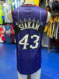 CAMISETA NBA TORONTO RAPTORS N°43 VIOLETA ADULTOS en internet