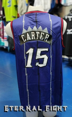 CAMISETA NBA TORONTO RAPTORS N°15 VIOLETA ADULTOS Y NIÑOS en internet