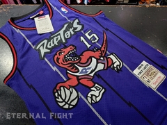Imagen de CAMISETA NBA TORONTO RAPTORS N°15 VIOLETA ADULTOS Y NIÑOS