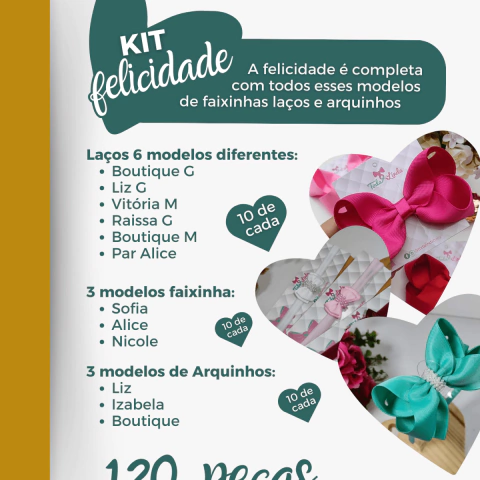 KIT COMPLETO - 120 PEÇAS - comprar online