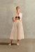SAIA MIDI INAMORATA OFF WHITE ADRIANA DEGREAS - comprar online