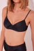 SUTIÃ ALÇA LISO CLÁSSICO E CALCINHA LATERAL LARGA PRETO ÁGUA DE COCO - GS BEACHWEAR