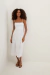 VESTIDO MIDI YUMI WHITE VIX - GS BEACHWEAR