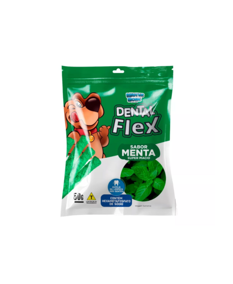 Petisco Para Cães Dental Flex Sabor Menta 50g