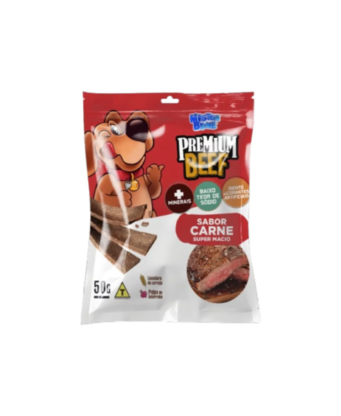 Bifinho Petisco Para Cães Carne 50g Premium Mister Bone