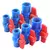 1 peça 20 63 63mm cor azul soquete rosca pvc válvula de esfera