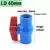 1 peça 20 63 63mm cor azul soquete rosca pvc válvula de esfera - loja online