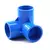 Conectores de tubo de PVC azul, tubo de irrigação de água, conector em T Coto