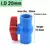 1 peça 20 63 63mm cor azul soquete rosca pvc válvula de esfera - Market Rural