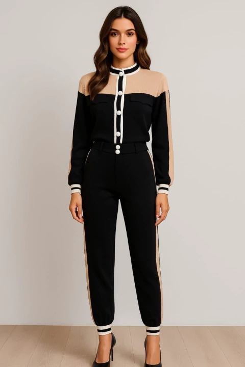 Conjunto Ayla Tricot Preto - comprar online