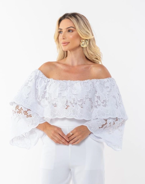 Cropped Julie Off White