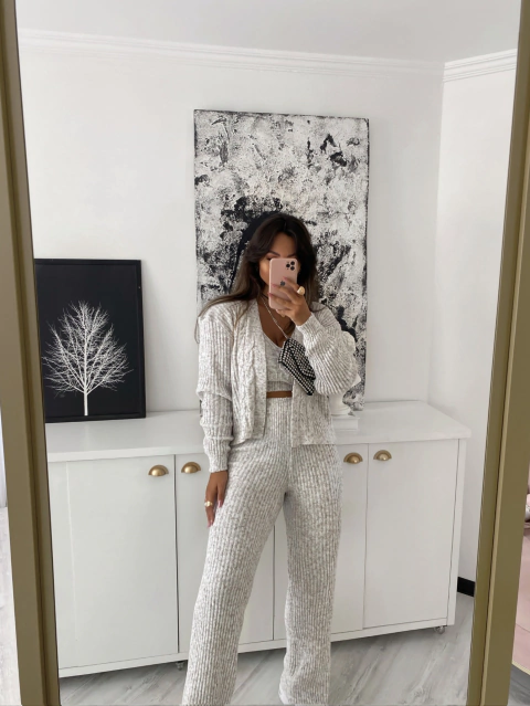 Conjunto Nanda Tricot Branco - comprar online