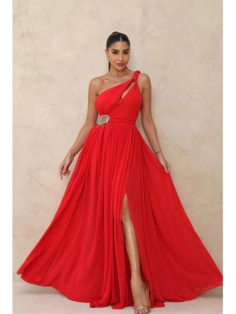 Vestido Grécia vermelho - comprar online