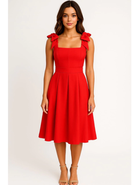 Vestido Helena Vermelho - comprar online