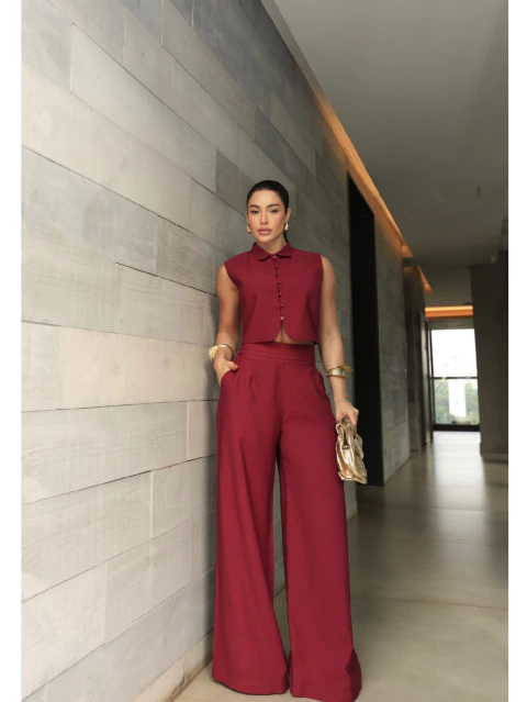 Conjunto Giovana Marsala - comprar online