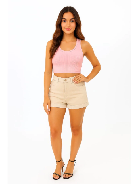 Cropped Lisboa Rosa - comprar online