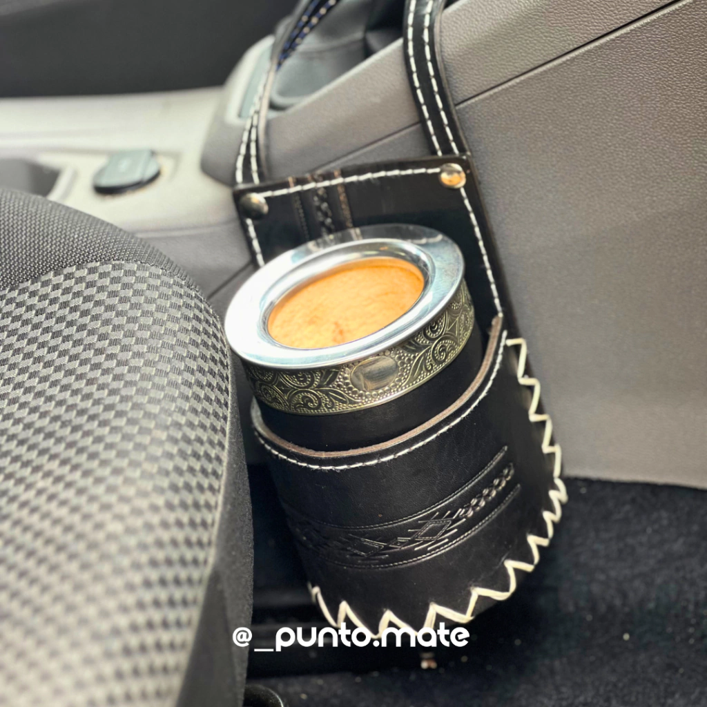 Porta Mate 100% cuero