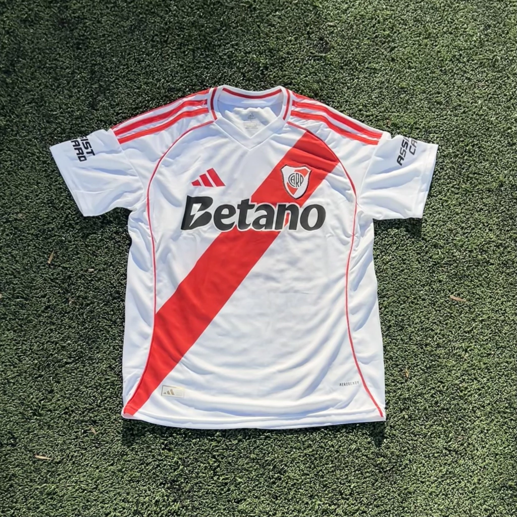 Camiseta Titular River Plate 2025 Premium