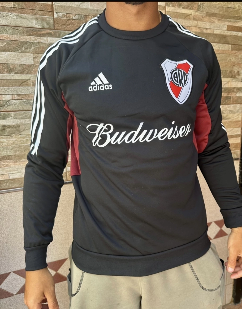 Buzo Budweiser Retro River Plate 2004