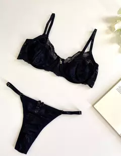 Conjunto Laura preto - P - comprar online