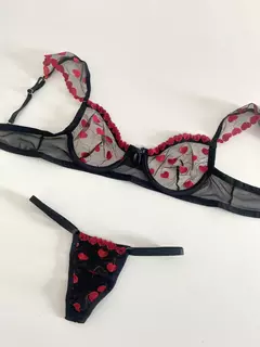 Conjunto Bianca - P, todo vermelho