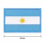 APLIQUE BANDERA ARGENTINA DE 8CM X2 UNIDADES - comprar online