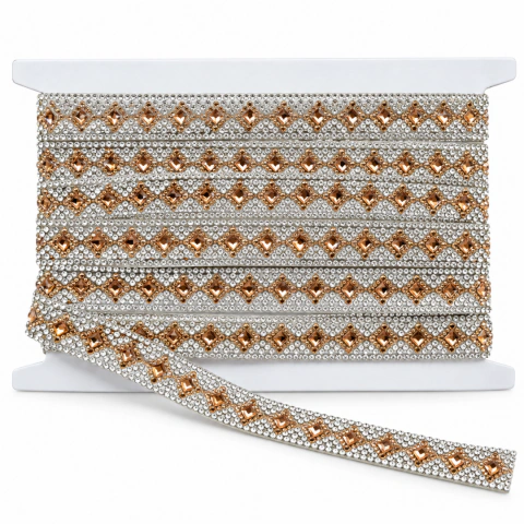 Galón Strass Termoadhesivo Modelo 2057