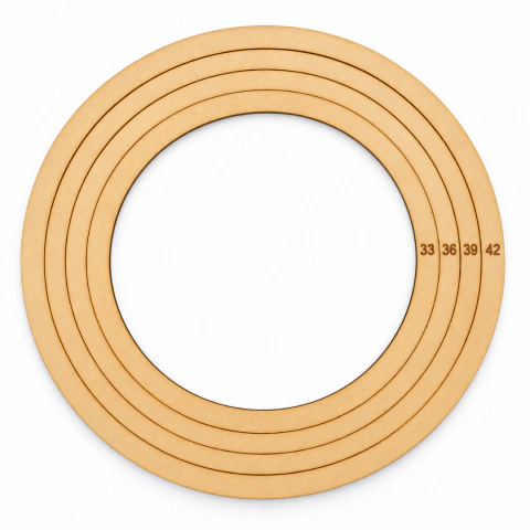 SET DE AROS DE FIBROFACIL PARA ATRAPASUEÑOS X4