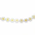 PUNTILLA MARGARITA MEDIANA BLANCA Y ORO X 13,7MTS - Victoria Merceria