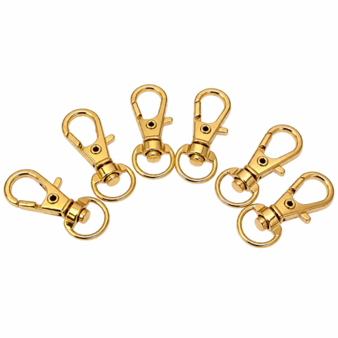 MOSQUETON 33MM ORO