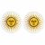SOL DE MAYO DE 8CM X2 UNIDADES - comprar online