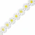 PUNTILLA MARGARITA GRANDE BLANCO Y ORO X 13.7 MTS - tienda online