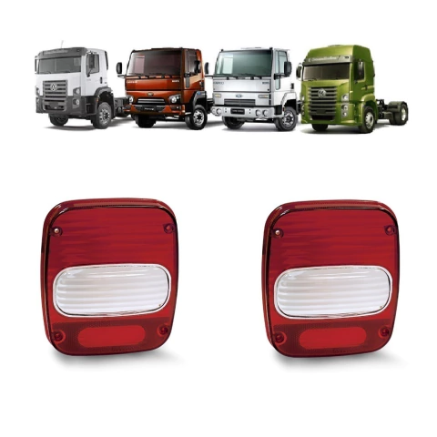 Par Lente Lanterna Traseira Vw 15180 Worker Caminhao 13180