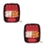 Par Lanterna LED Traseira Ford Cargo 1119 1319 1519 1719 1723 1729 1932 1933 Titan 18310 MAN 13190