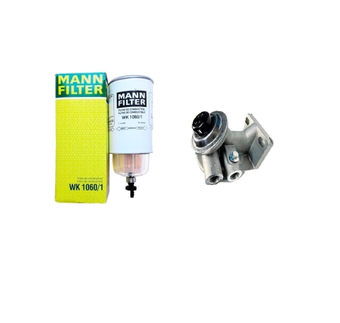 Kit Adaptação Cabeçote Filtro Racor + Combustível Com Visor Universal Caminhão Van Baú Barco Sapão