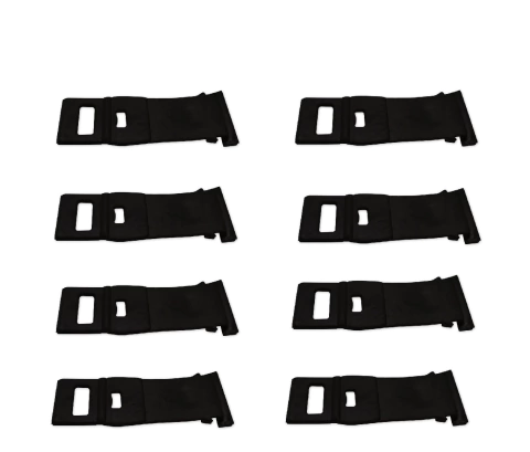 Kit 8 Cintas Presilha Borracha da Trava Fixação do Paralama Mb 1938s Axor 1933 3340 3344