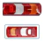 Lente Traseira Mb Actros Axor Accelo Atron 2036 2042 2048 2546 2548 2533 2553 2636 - comprar online
