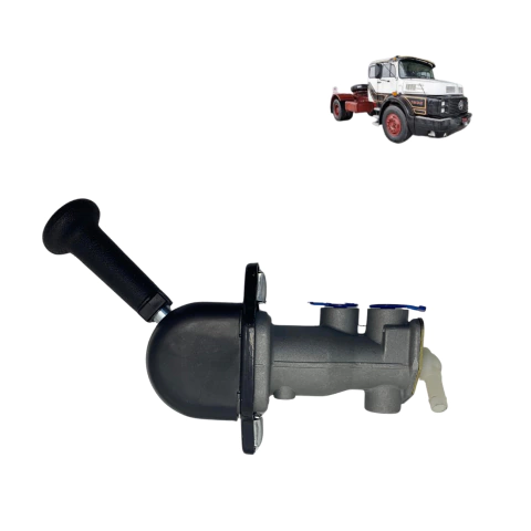 Válvula Freio De Mão Mercedes Benz 1113 1313 1517 Volkswagen 7110 11130 13130 14150 Maneco 2 Saídas Rosca 14mm