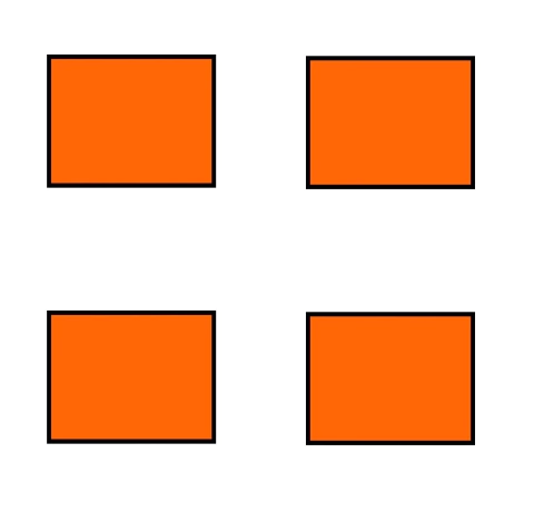 4 Placas Numerologia Produtos Perigosos Lisa Laranja 30x40