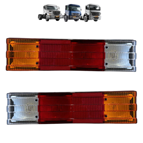 Par Lanterna Traseira Led Mb Axor Atego Accelo Atron Actros - comprar online