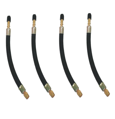 Kit 4 Alongadores Extensão Prolongador Flexivel De Borracha de Bico para Pneu Caminhão 210mm