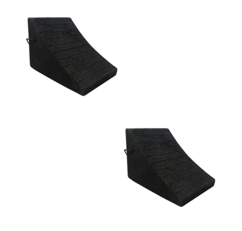 Calço Borracha Para Roda Caminhão Com Corda Nbr 9735 (o Par)