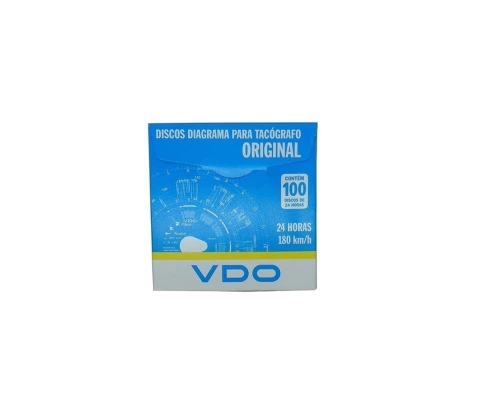 Disco Para Tacógrafo Diário 24 horas VDO 1 Dia 180KM - 140240010F