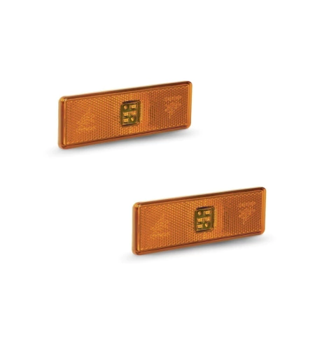 Par Lanterna Lateral Delimitadora Seta Pisca Led Mb Atego 2425 2426 Axor 2544 2540 Actros 2546 2646 2651 - 0005445211