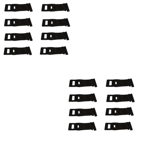 Kit 16 Abraçadeira Borracha do Para-lama Mbb 1938s Axor Actros 1933 2544 2646 2651 1938s 1944s