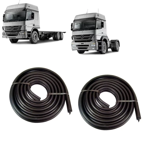 2 Borracha Guarnição de Vedação da Porta Mb Axor 1936 2045 3344 Atego 1719 2425 2426 1419 1418 1726 1518 2425