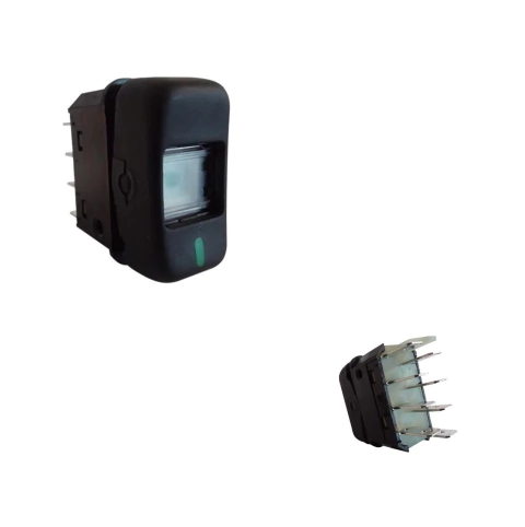 Botão Interruptor Farol Auxiliar Milha 24v Mb 709 710 1418 1935 Axor Atego Atron 1635 - 3865457014